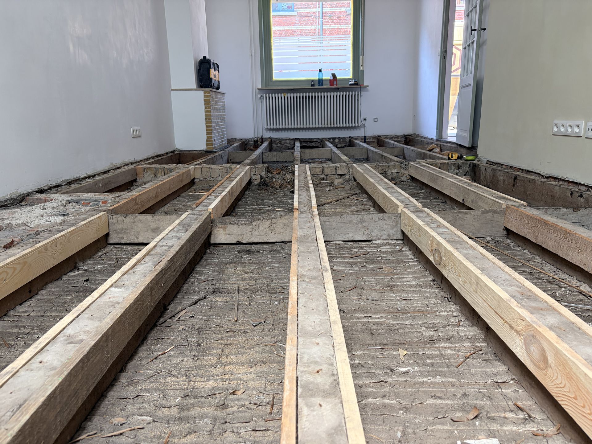 opbouw voor zwevend parket